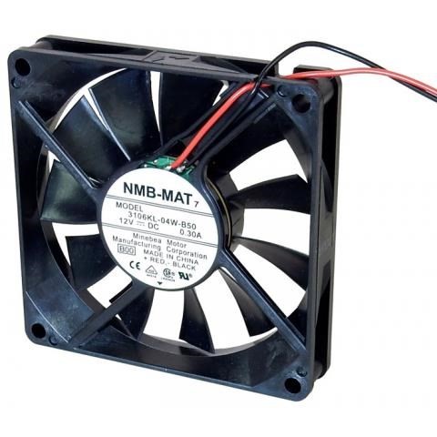 10) 12VDC FAN, 80MM SQUARE X 15MM